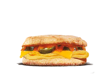 Angry Egg & Cheese English Muffin from burger king Canada menu