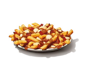 Poutine with Bacon from burger king Canada menu