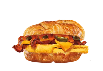 Angry Bacon, Egg & Cheese Croissan'wich from burger king Canada menu