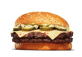 Double Jalapeno whopper from burger king Canada menu