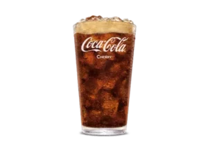 Medium Cherry Coke of burger king menu