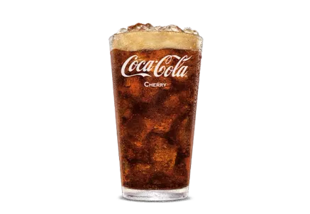 Medium Cherry Coke of burger king menu